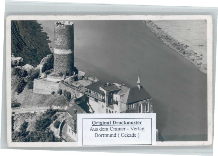 Burgen Mosel Fliegeraufnahme Burg Bischofstein