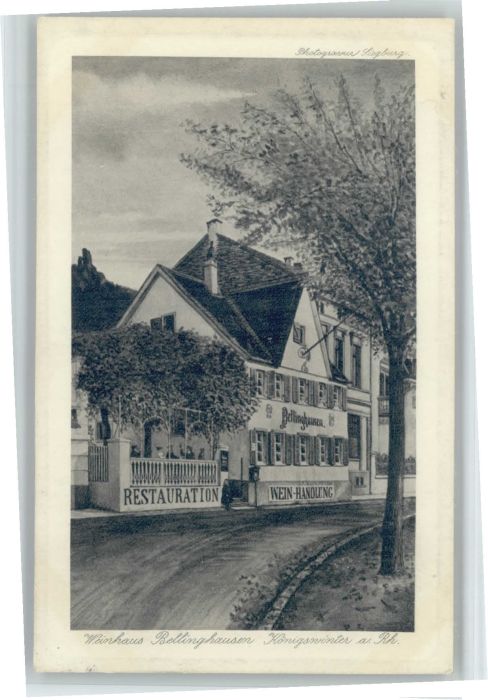 Koenigswinter Weinhaus Bellinghausen