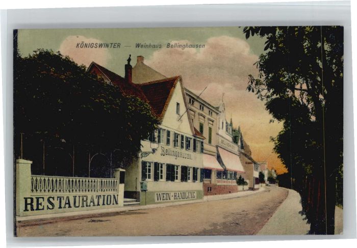 Koenigswinter Weinhaus Bellinghausen