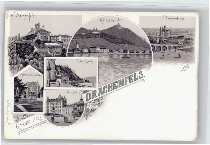 Koenigswinter Drachenfels Rolandseck Drachenburg Pete