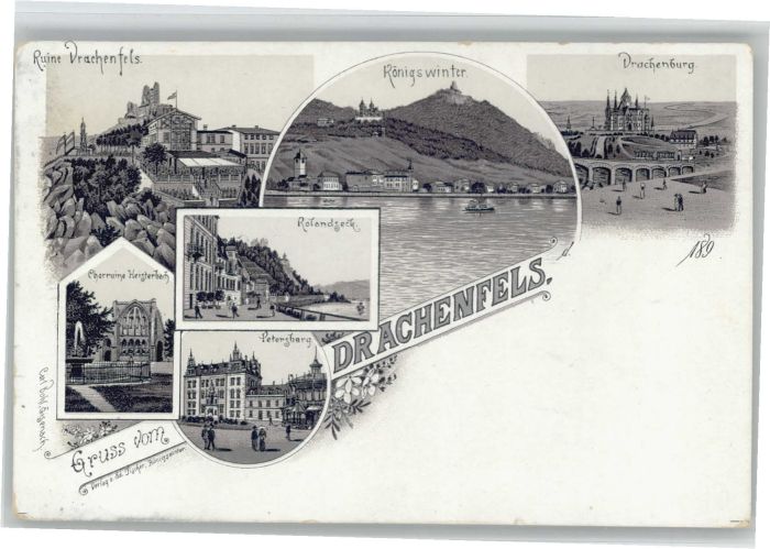 Koenigswinter Ruine Drachenfels Rolandseck Drachenbur