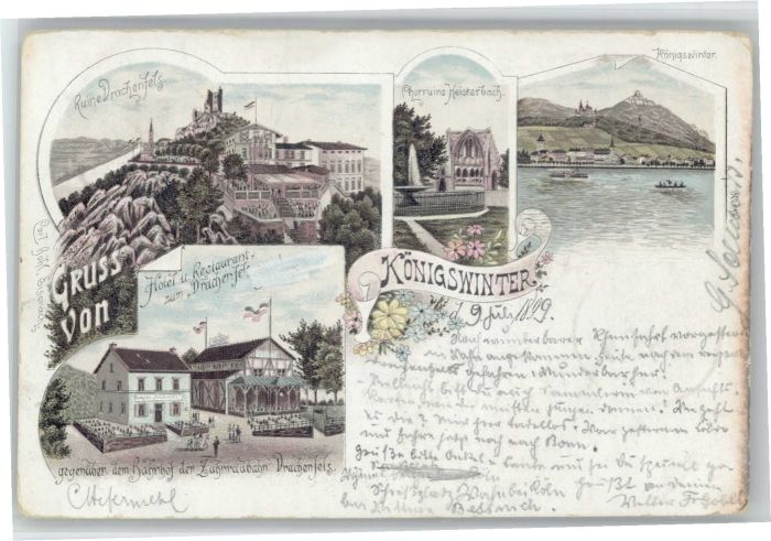 Koenigswinter Hotel Restaurant Drachenfels