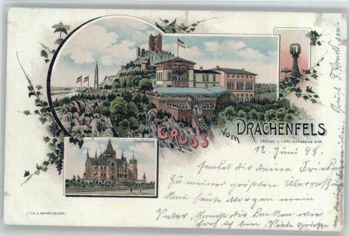 Koenigswinter Drachenfels Drachenburg