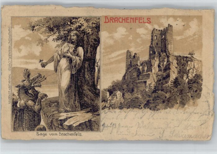 Koenigswinter Drachenfels Sage Drachen