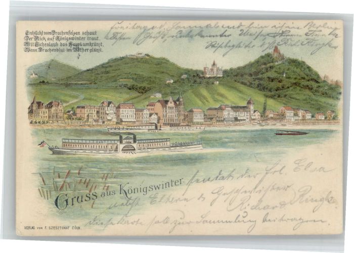 Koenigswinter Vers Dampfer