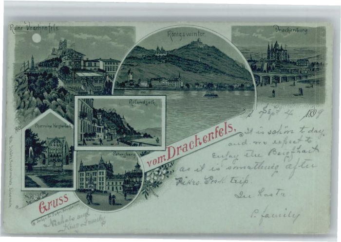 Koenigswinter Drachenfels Rolandseck Drachenburg Pete