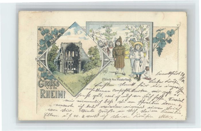 Kloster Heisterbach Mönch Ruine