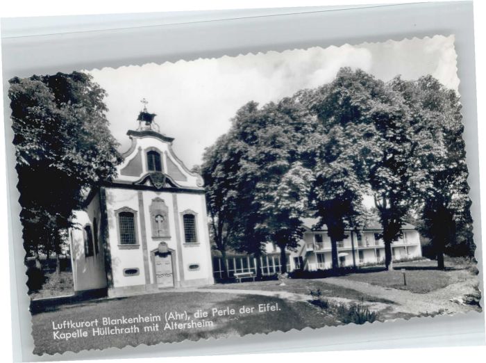 Blankenheim Ahr Kapelle Hüllchrath Altersheim