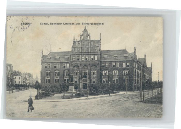 Essen Ruhr Essen Eisenbahn Direktion Bismarckdenkm