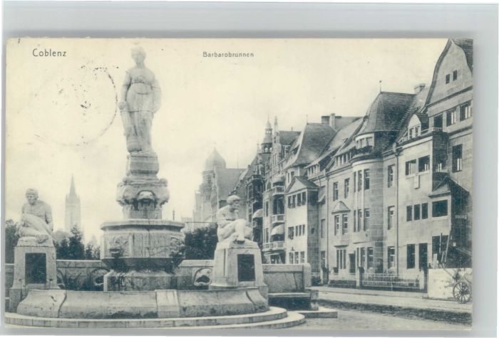 Koblenz Rhein Koblenz Barbarobrunnen
