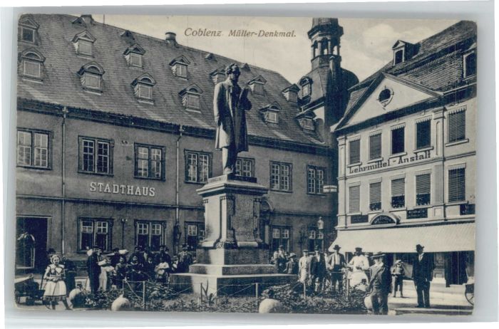 Koblenz Rhein Koblenz Müller Denkmal Stadthaus