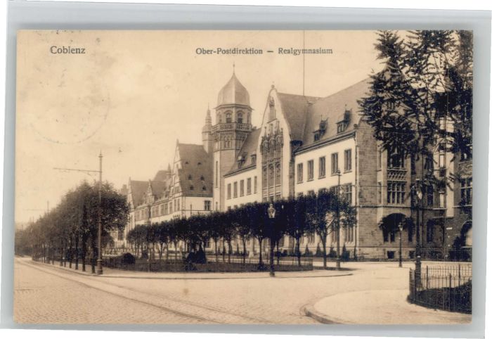 Koblenz Rhein Koblenz Ober Postdirektion Realgymnasiu