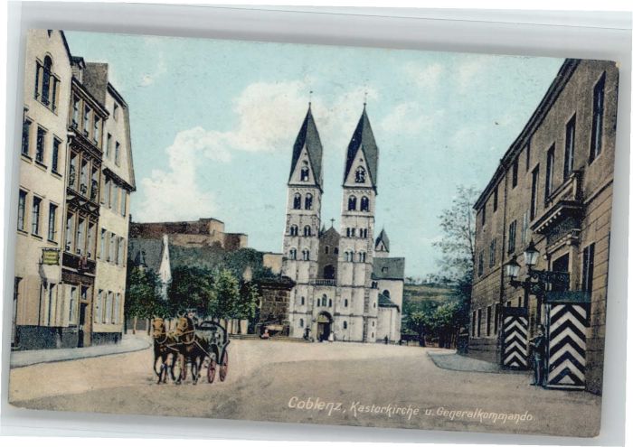 Koblenz Rhein Koblenz Kastorkirche Generalkommando