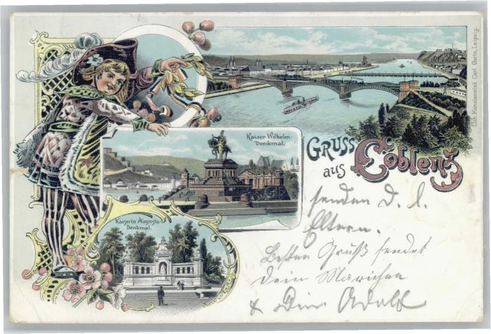 Koblenz Rhein Koblenz Kaiserin Augusta Denkmal Provin