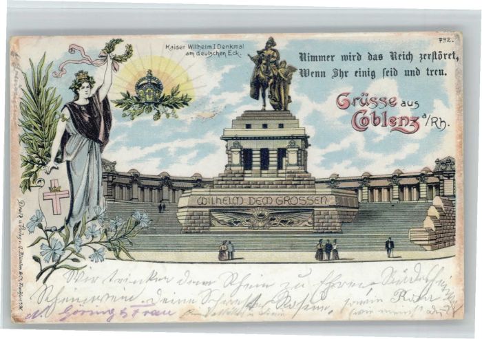 Koblenz Rhein Koblenz Kaiser Wilhelm Denkmal