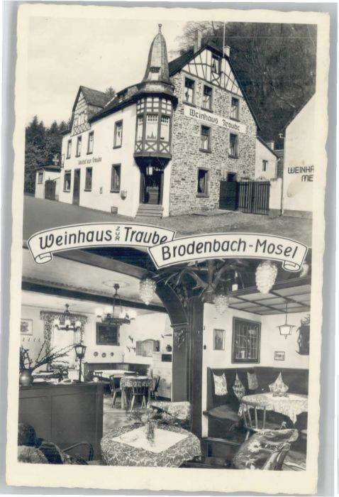 Brodenbach Mosel Rheinland-Pfalz Weinhaus Traube