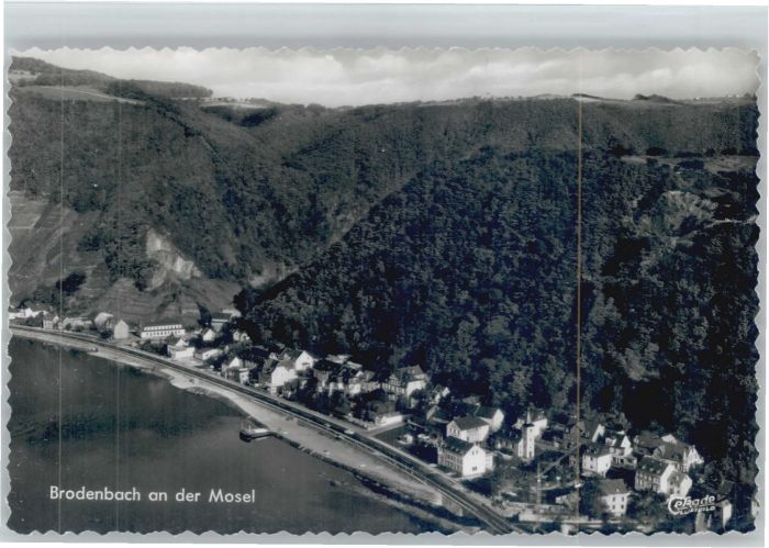 Brodenbach Mosel Rheinland-Pfalz Fliegeraufnahme