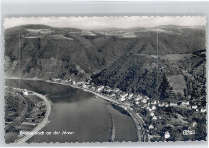 Brodenbach Mosel Rheinland-Pfalz Fliegeraufnahme