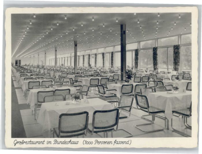 Bonn Rhein Bonn Bundeshaus Restaurant