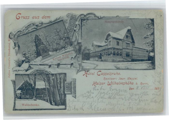 Bonn Rhein Bonn Hotel Casselsruh