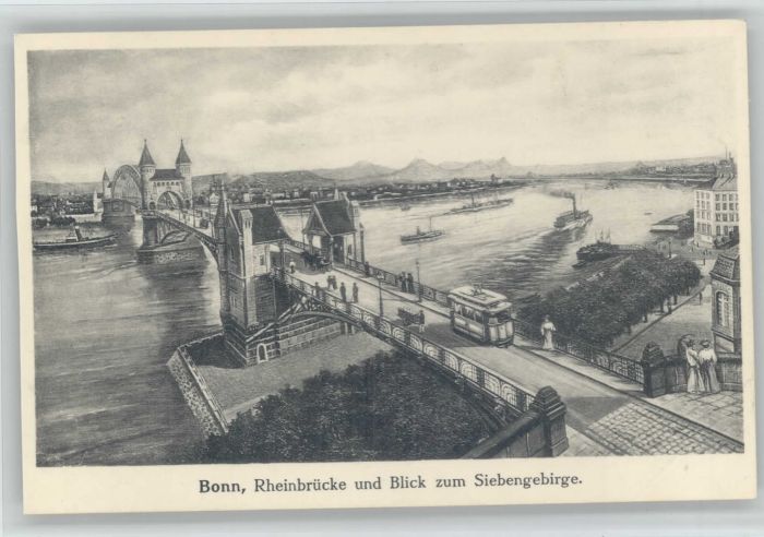 Bonn Rhein Bonn Rheinbrücke