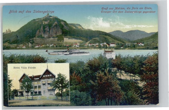 Mehlem Bonn Mehlem Hotel Villa Friede