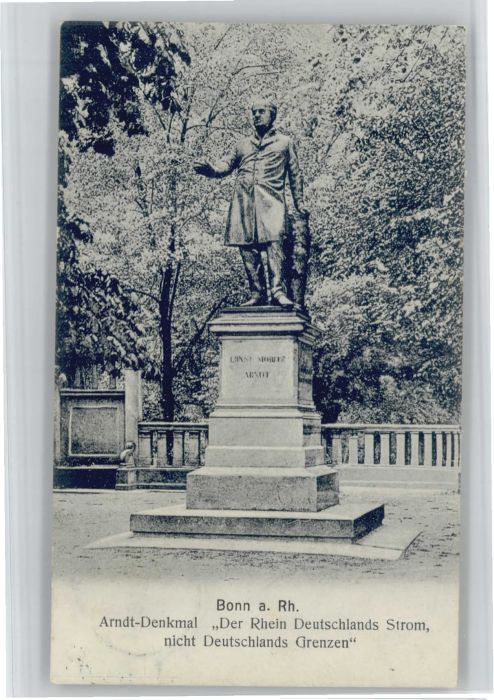 Bonn Rhein Bonn Arndt Denkmal