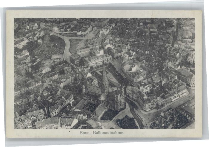 Bonn Rhein Bonn Ballonaufnahme