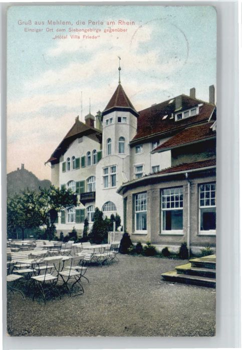 Mehlem Bonn Mehlem Hotel Villa Friede