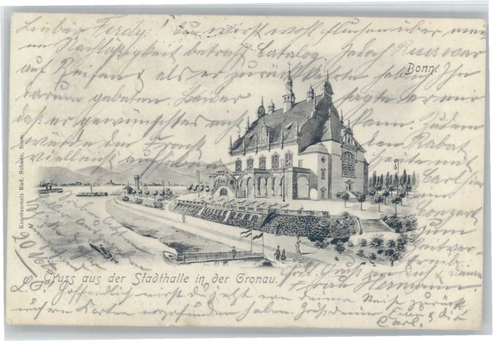 Bonn Rhein Bonn Stadthalle Gronau