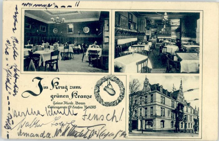 Bonn Rhein Bonn Im Krug zum grünen Kranze