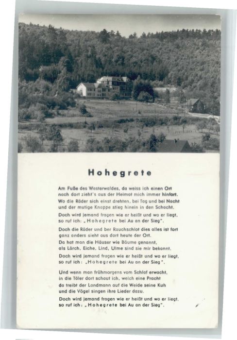 Wickhausen Hohegrete Gedicht
