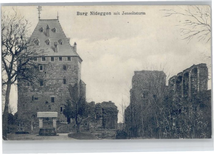Nideggen Eifel Nideggen Burg Jenseitsturm