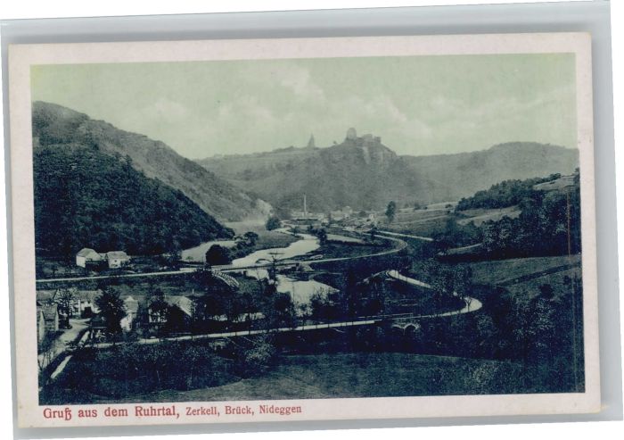 Nideggen Eifel Nideggen Zerkell Brück