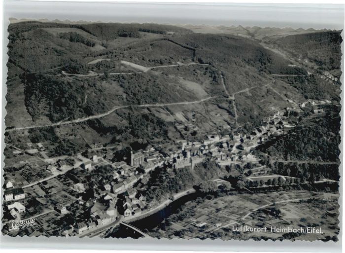 Heimbach Eifel Fliegeraufnahme