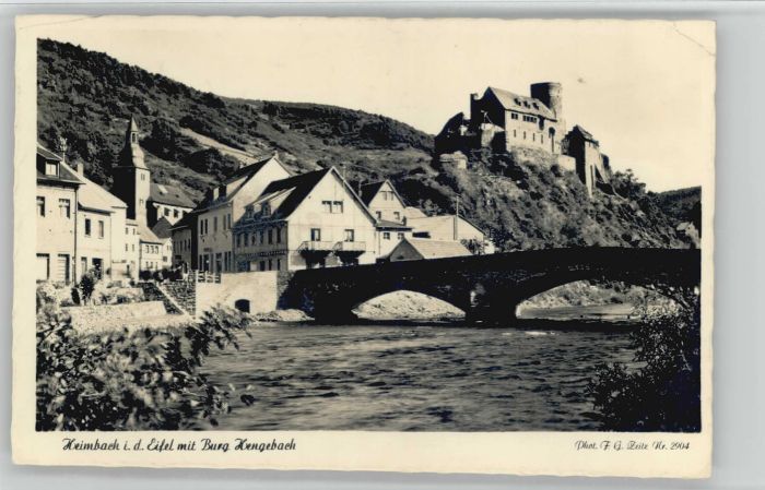 Heimbach Eifel Burg Hengebach
