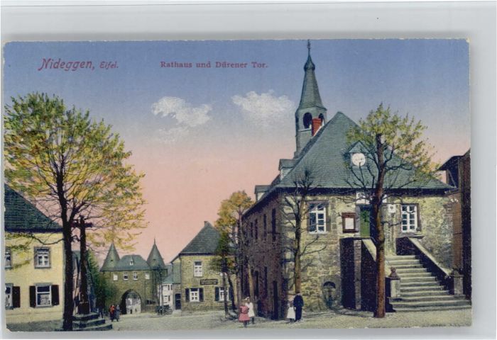 Nideggen Eifel Nideggen Rathaus Dürener Tor