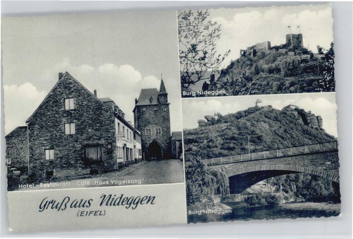 Nideggen Eifel Nideggen Hotel Restaurant Cafe Haus Vog