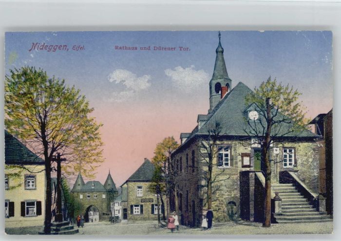 Nideggen Eifel Nideggen Rathaus Dürener Tor
