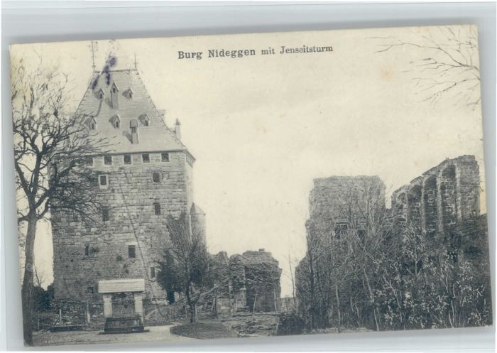 Nideggen Eifel Nideggen Burg Jenseitsturm