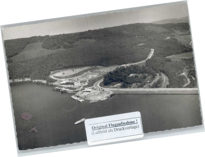 Heimbach Eifel Fliegeraufnahme Schwammenauel