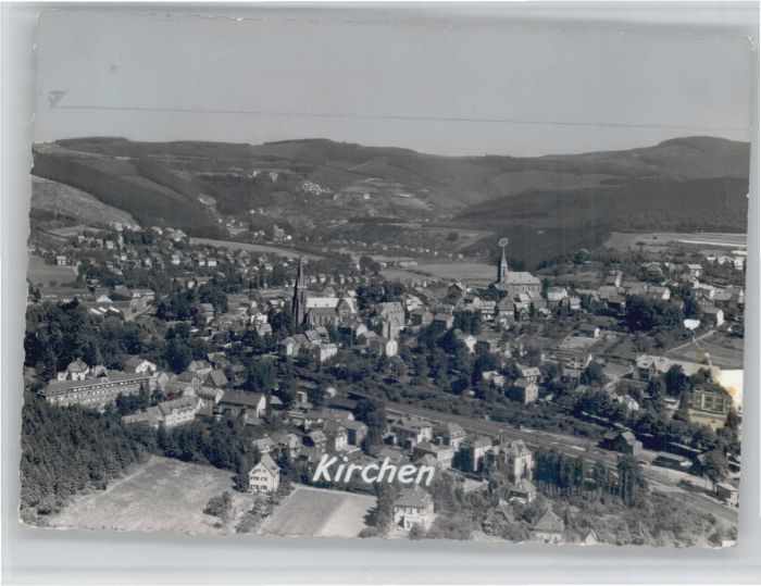 Kirchen Sieg Fliegeraufnahme
