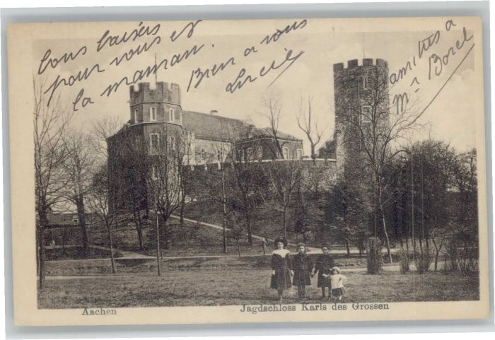 AACHEN NRW Jagdschloss Karl des Grossen