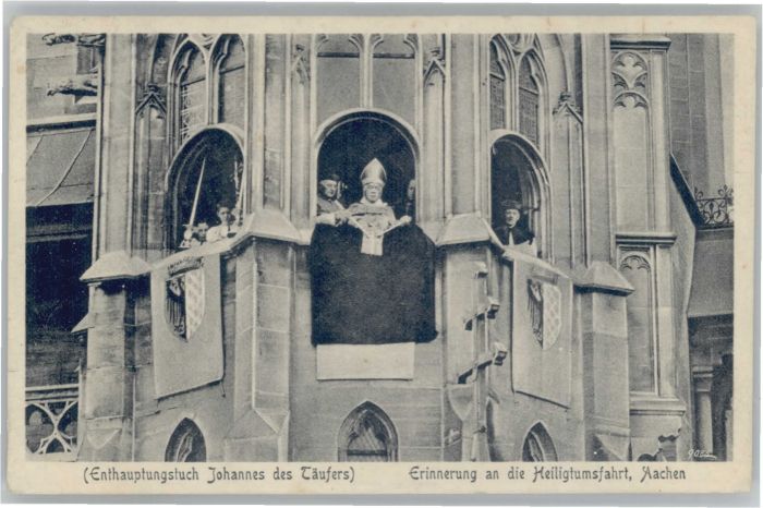 AACHEN NRW Dom Enthauptungstuch Johannes des Taeufers