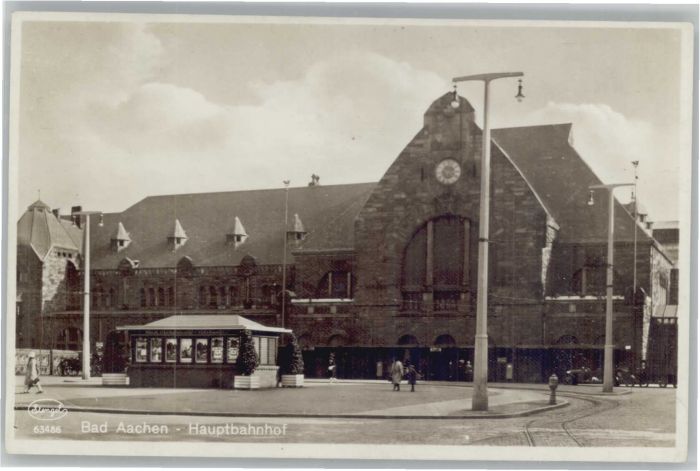 AACHEN NRW Bad Aachen Bahnhof