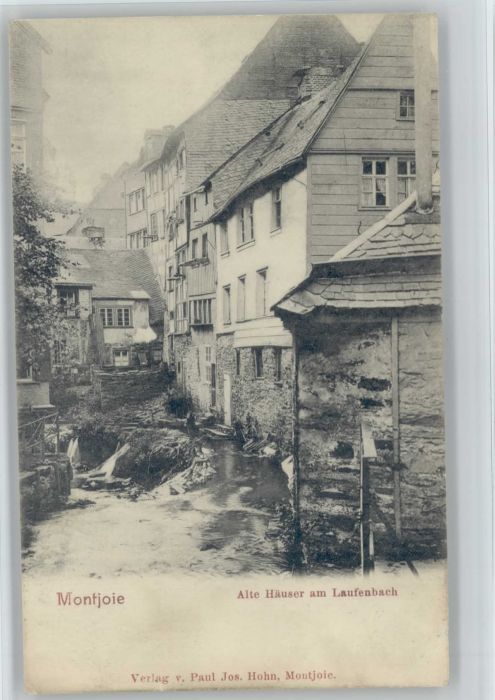 Montjoie Monschau Montjoie Laufenbach