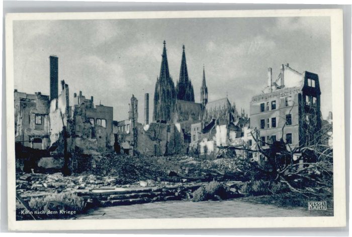 Koeln Rhein Köln Nach dem Krieg