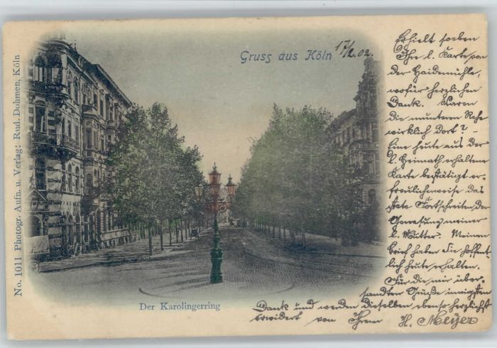 Koeln Rhein Köln Karolingerring