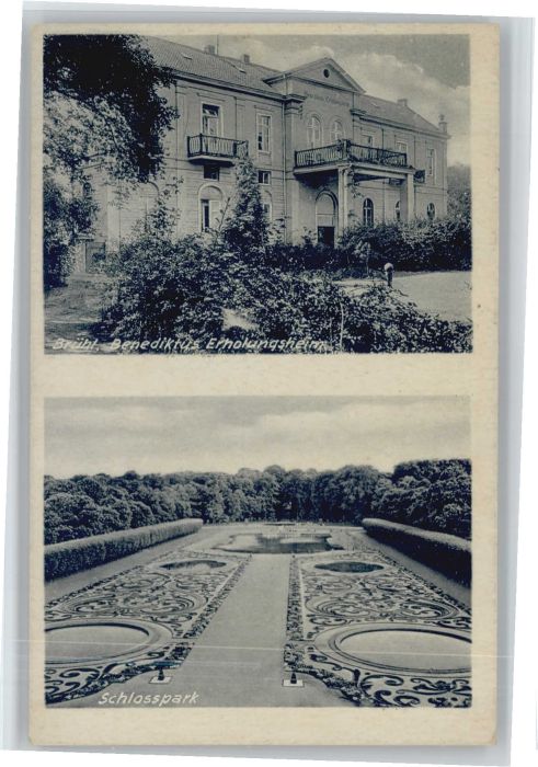 Bruehl enediktus Erholungsheim Schlosspark