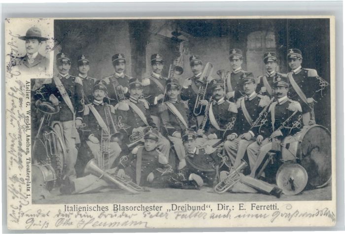 Aachen [Stempelabschlag] Italienisches Blasorc